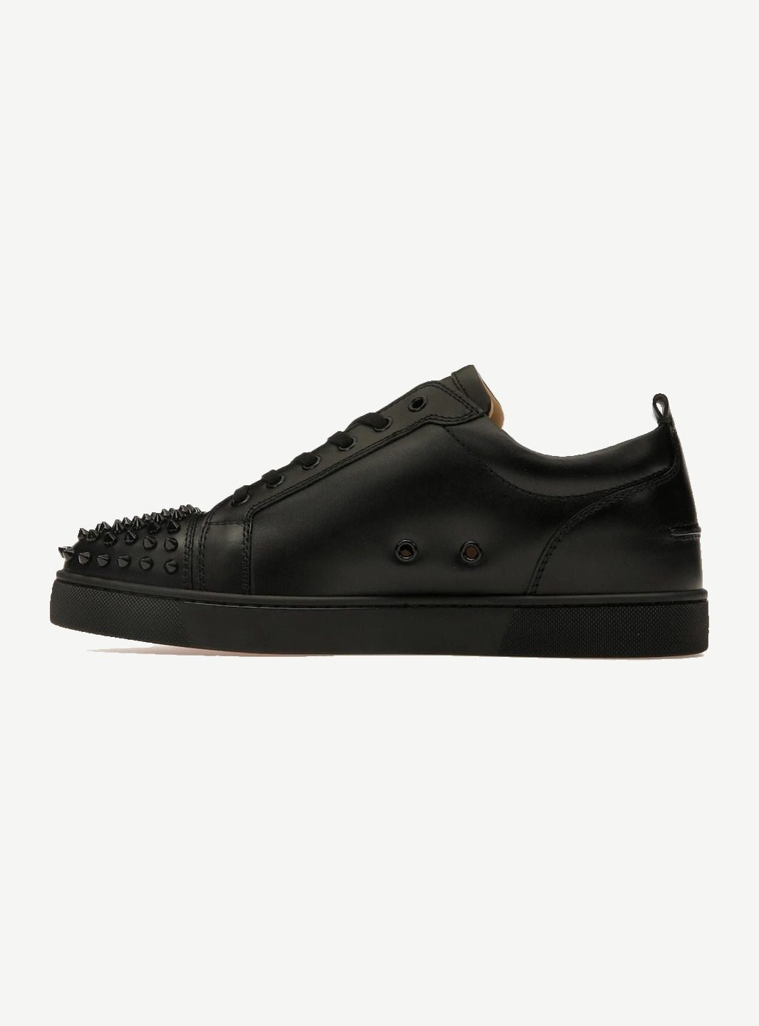 Christian Louboutin Louis Junior Spikes Flat Black
