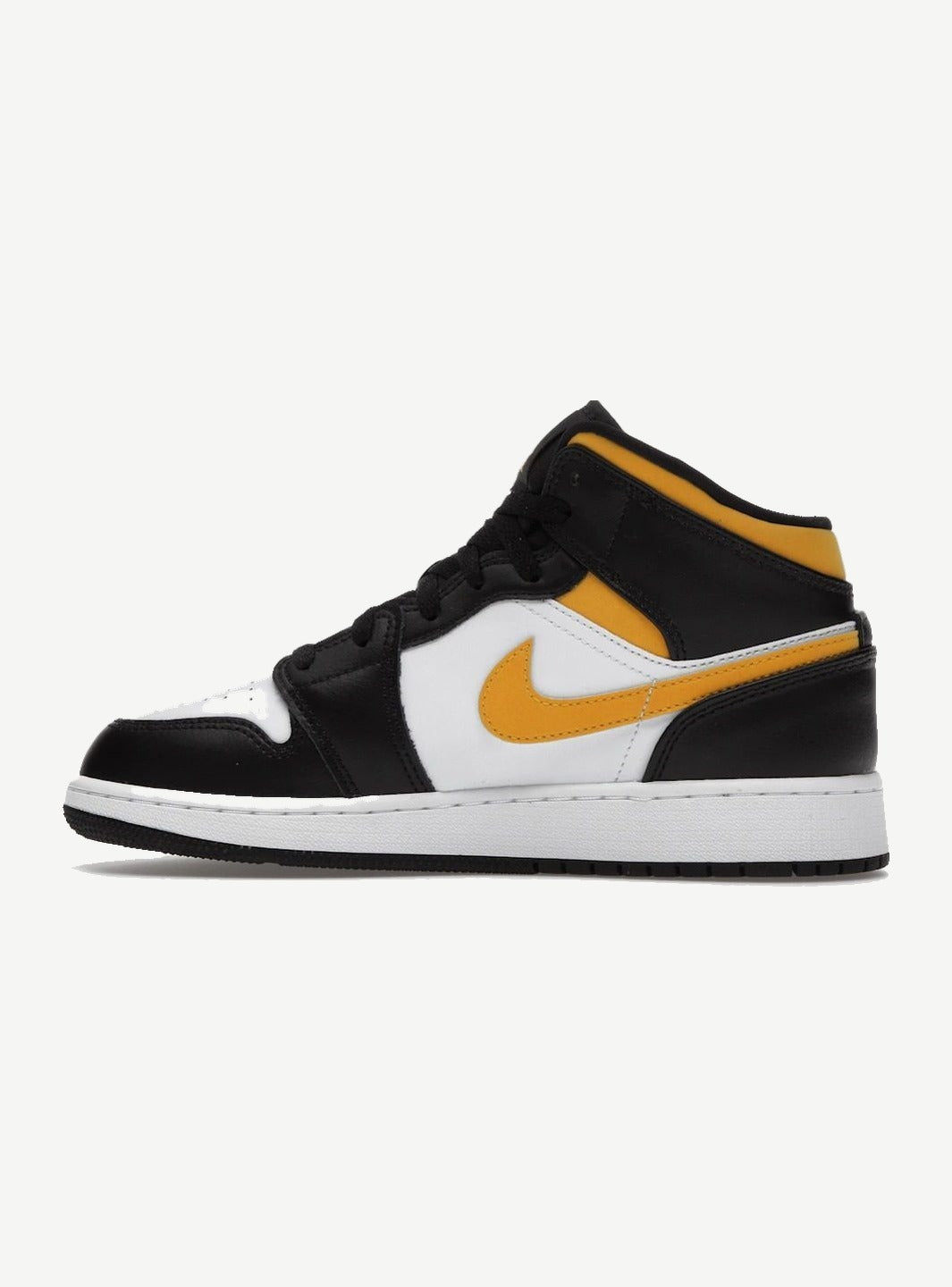 Jordan 1 Mid White Pollen Black (GS)