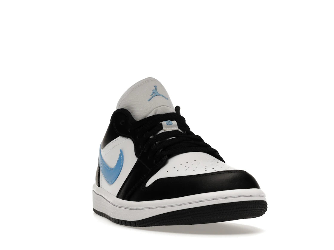 Jordan 1 Low Nero Blu Universitario Bianco