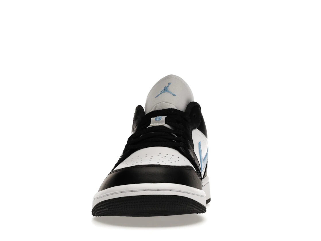 Jordan 1 Low Nero Blu Universitario Bianco
