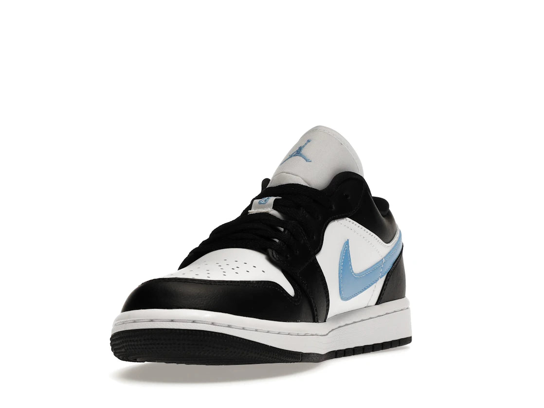 Jordan 1 Low Nero Blu Universitario Bianco