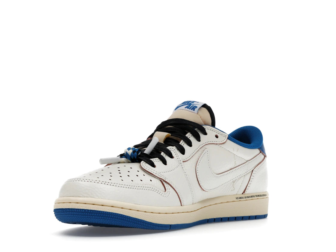 Jordan 1 Retro Low OG SP Fragment x Travis Scott Sail Military Blue