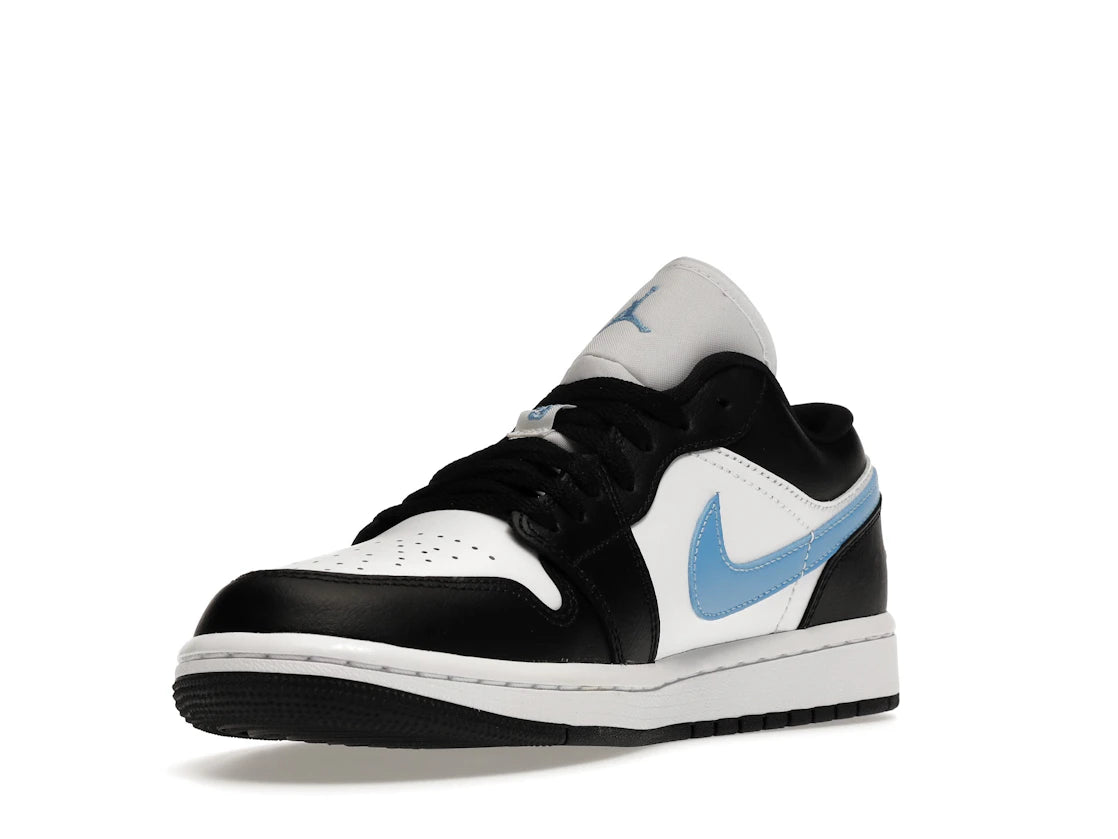 Jordan 1 Low Nero Blu Universitario Bianco