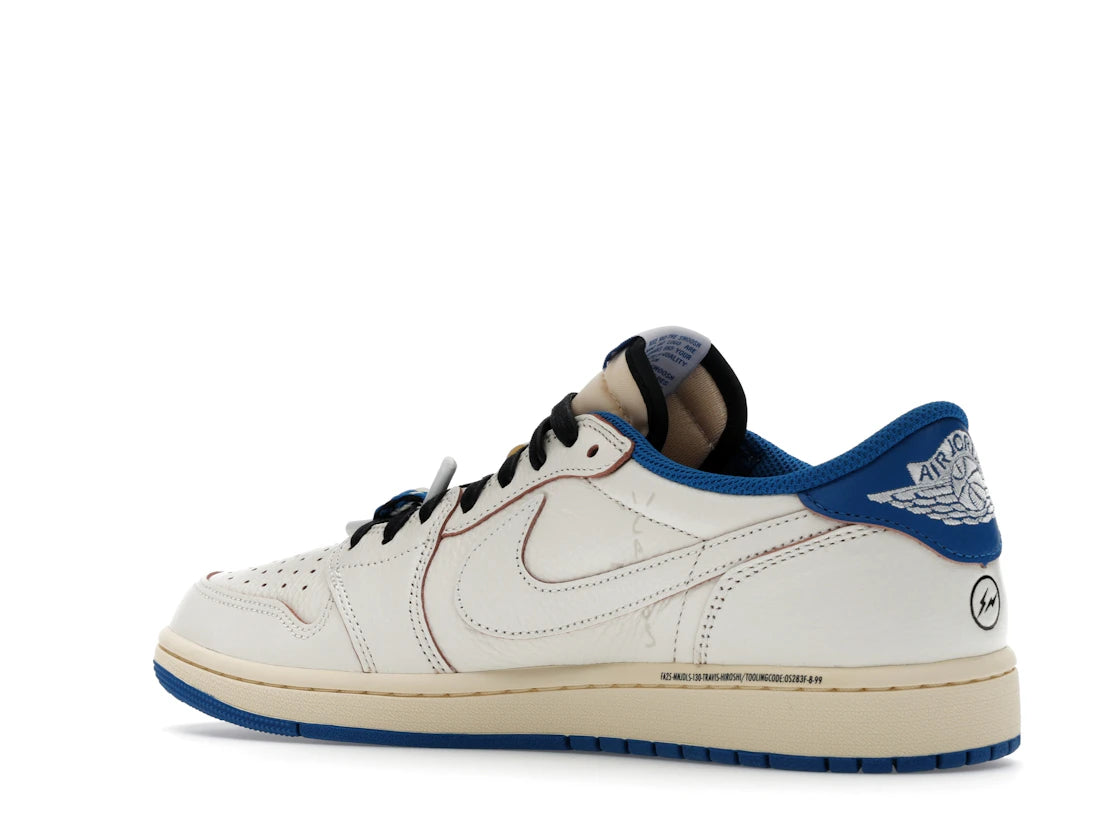 Jordan 1 Retro Low OG SP Fragment x Travis Scott Sail Military Blue