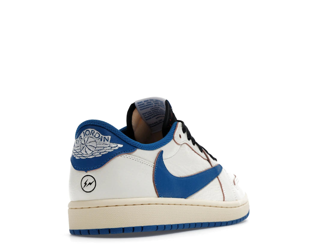 Jordan 1 Retro Low OG SP Fragment x Travis Scott Sail Military Blue