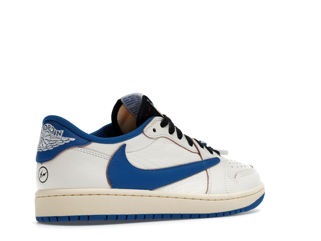 Jordan 1 Retro Low OG SP Fragment x Travis Scott Sail Military Blue