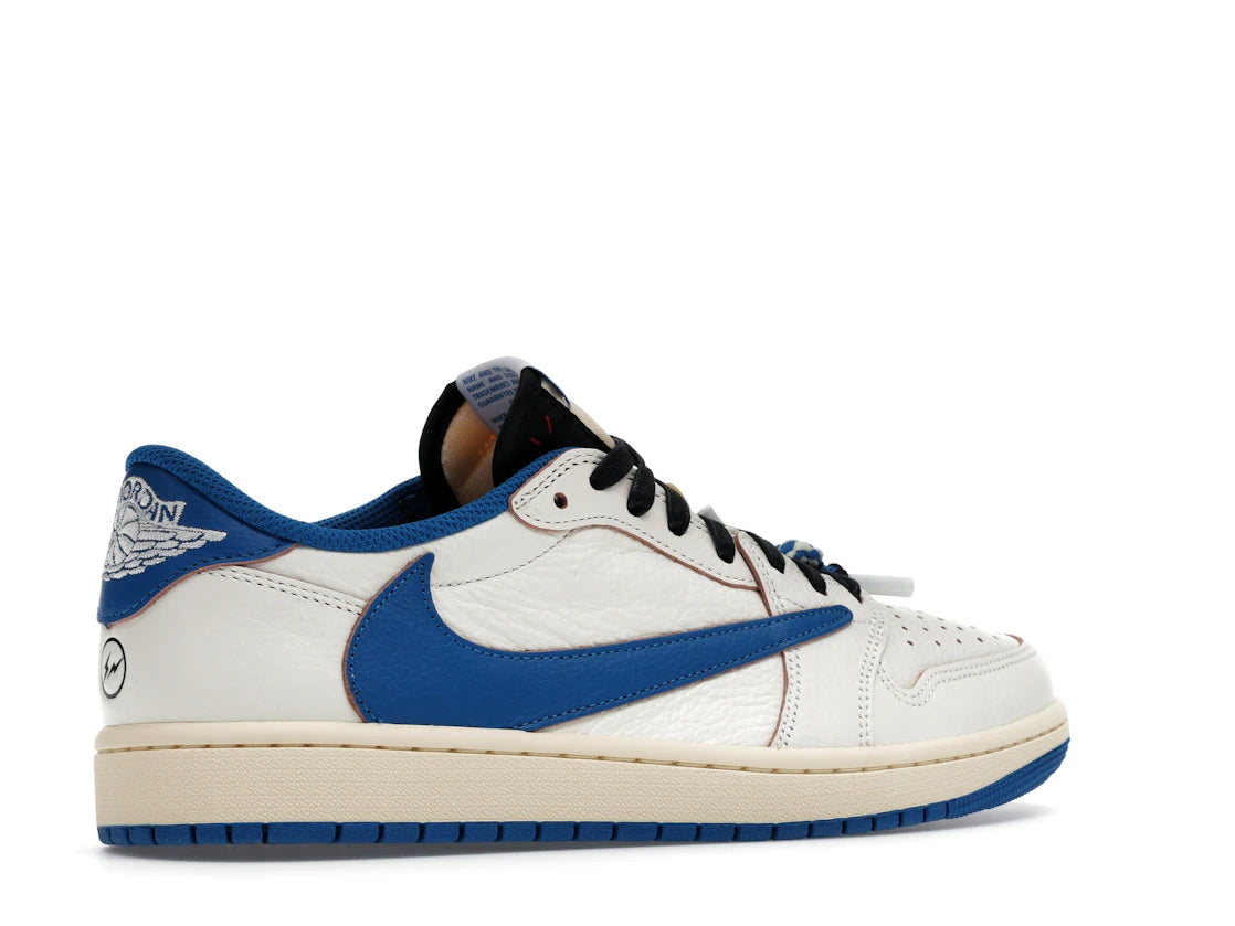 Jordan 1 Retro Low OG SP Fragment x Travis Scott Sail Military Blue