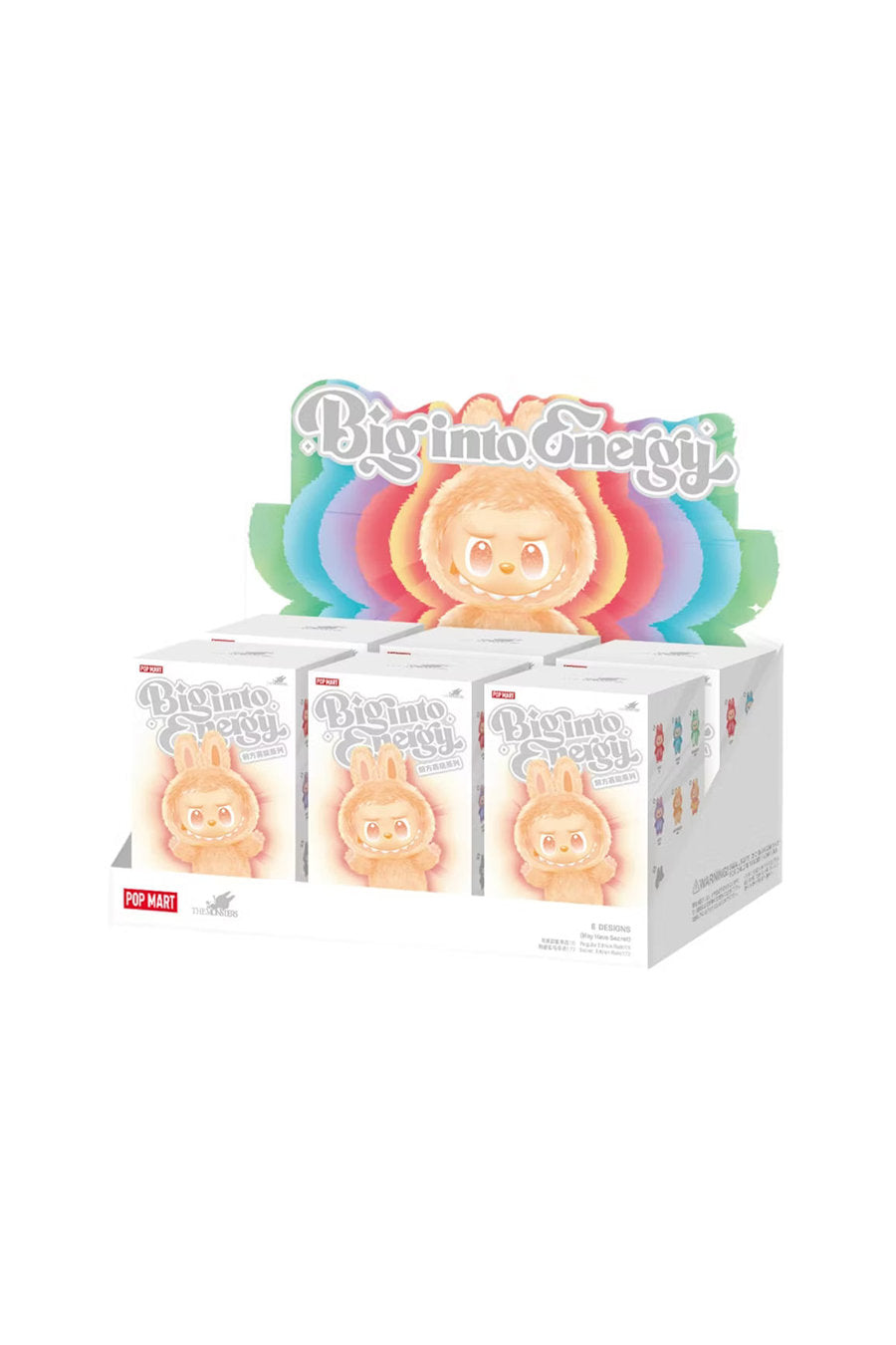 Pop Mart Labubu The Monsters Big into Energy Series Vinyl Plush Pendant (one piece)