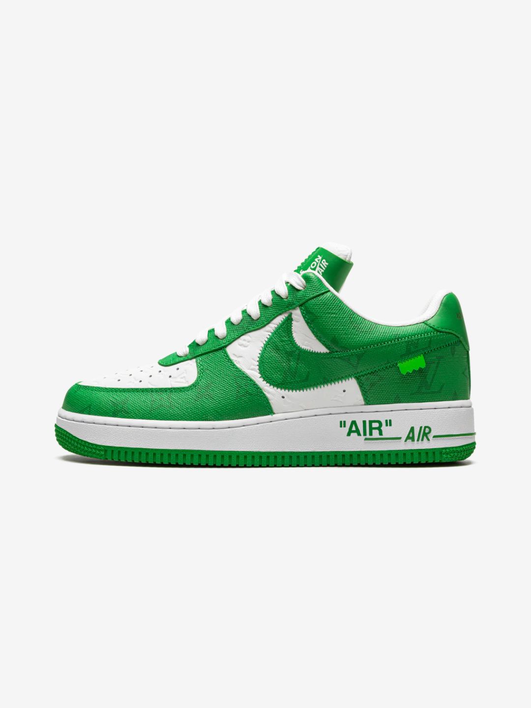 Louis Vuitton Nike Air Force 1 Low By Virgil Abloh White Green
