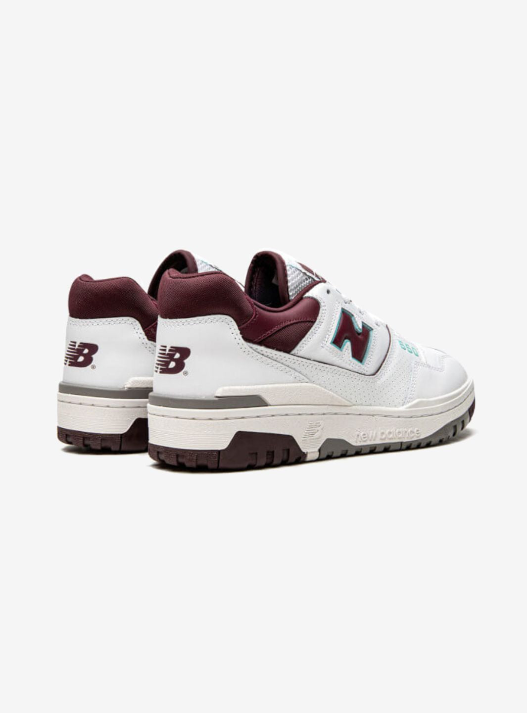 New Balance 550 Burgundy Cyan