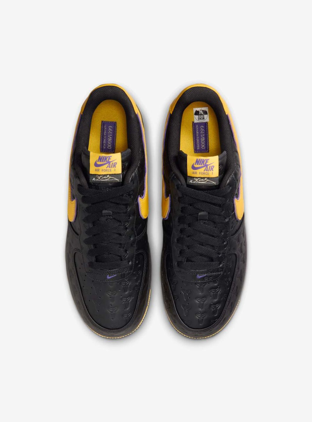 Nike Air Force 1 Low Kobe Bryant Lakers Away (Numbered Edition of 8000)