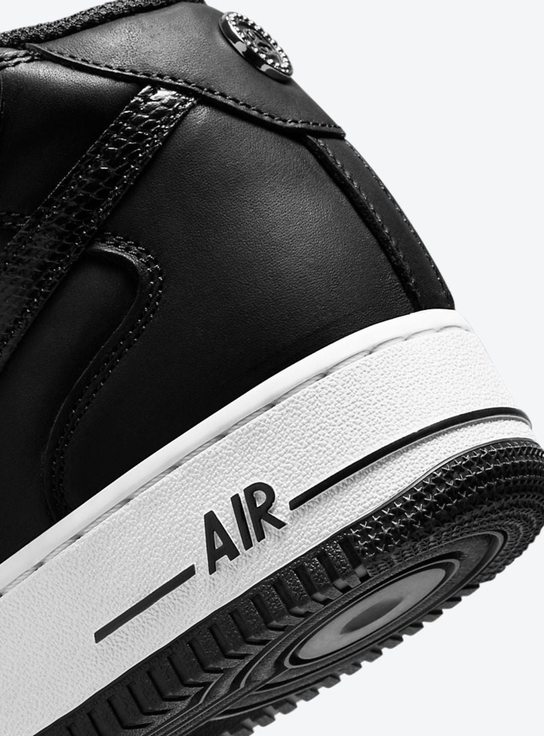 Nike Air Force 1 Mid Stussy Black White
