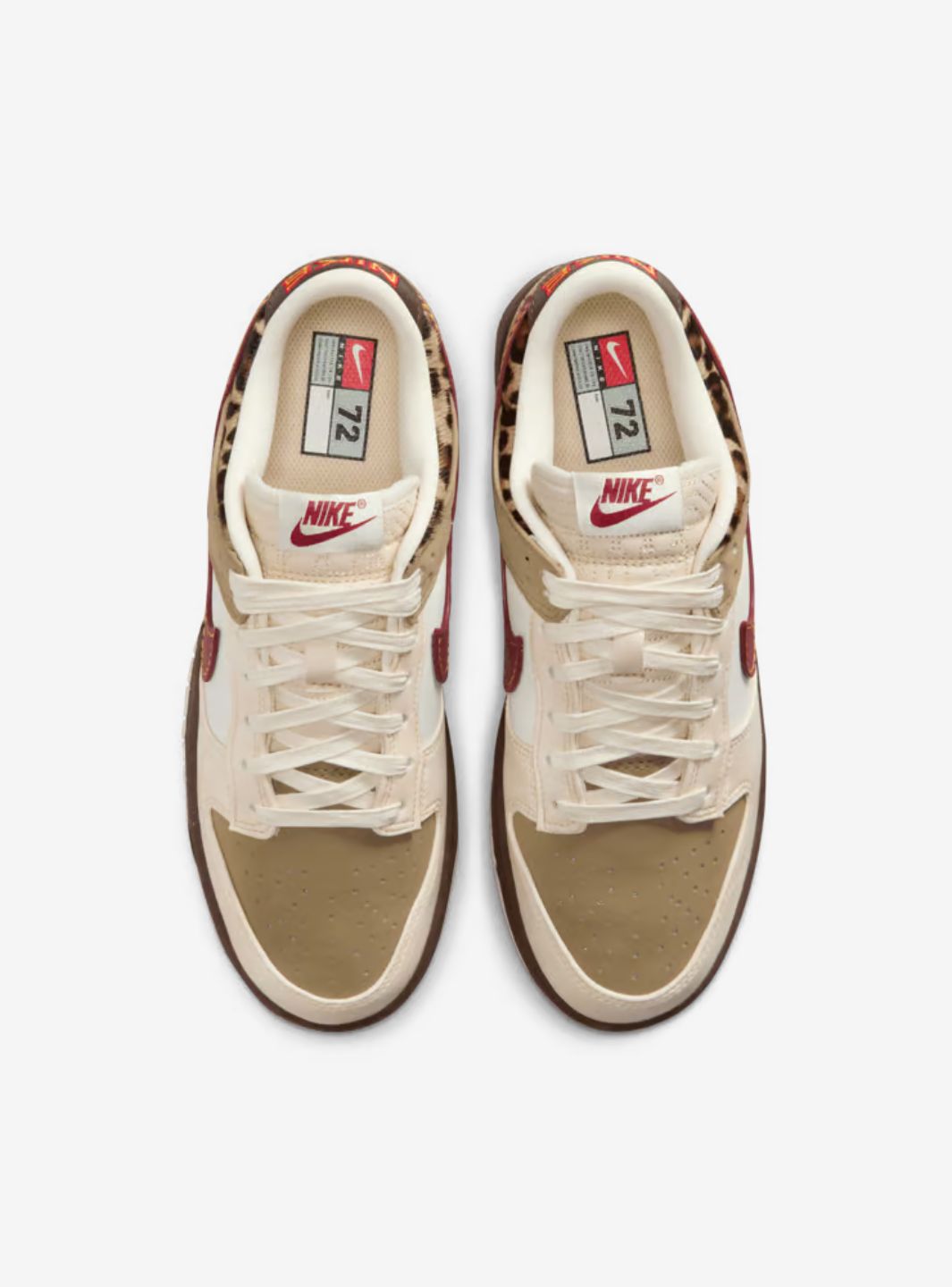 Nike Dunk Low Retro Khaki Team Red Pearl White (W)