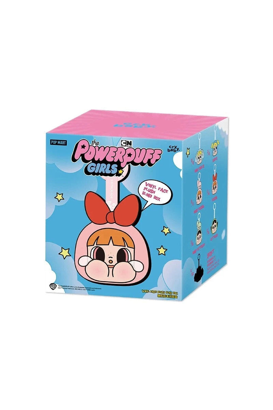 POP MART CRYBABY x Powerpuff Girls Series - Scatola cieca in peluche con faccia