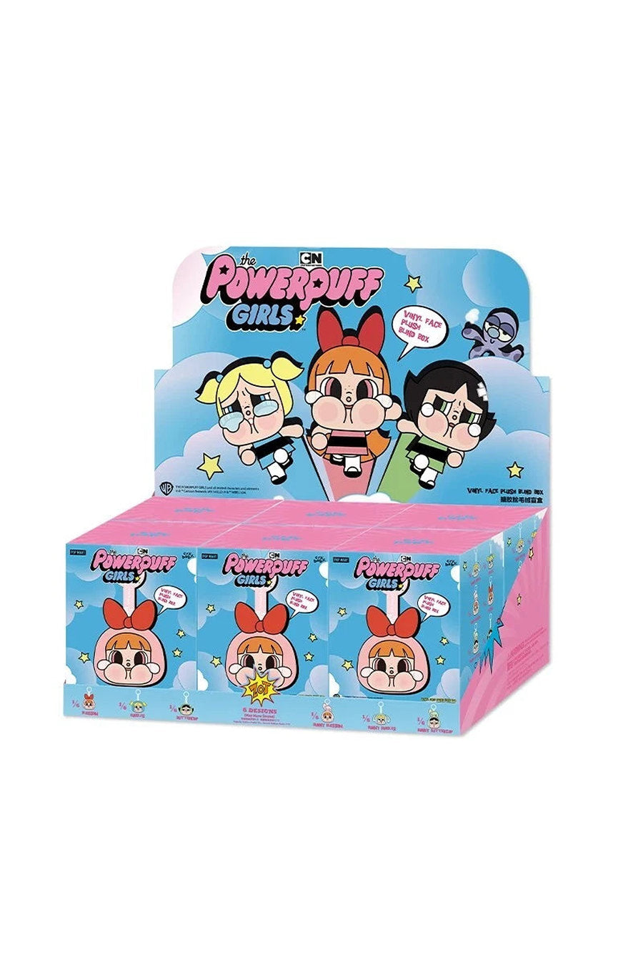 POP MART CRYBABY x Powerpuff Girls Series - Scatola cieca in peluche con faccia