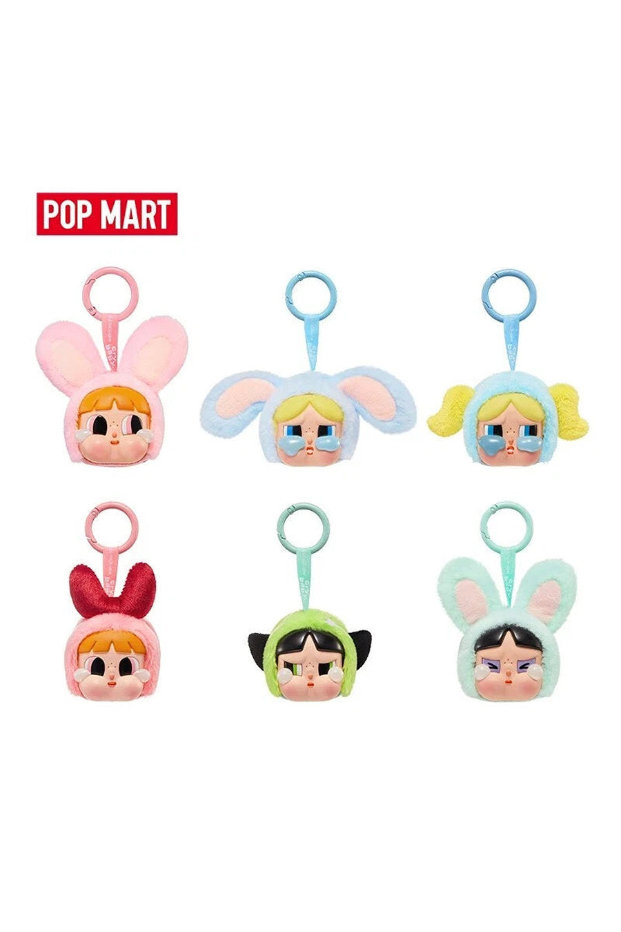POP MART CRYBABY x Powerpuff Girls Series - Scatola cieca in peluche con faccia