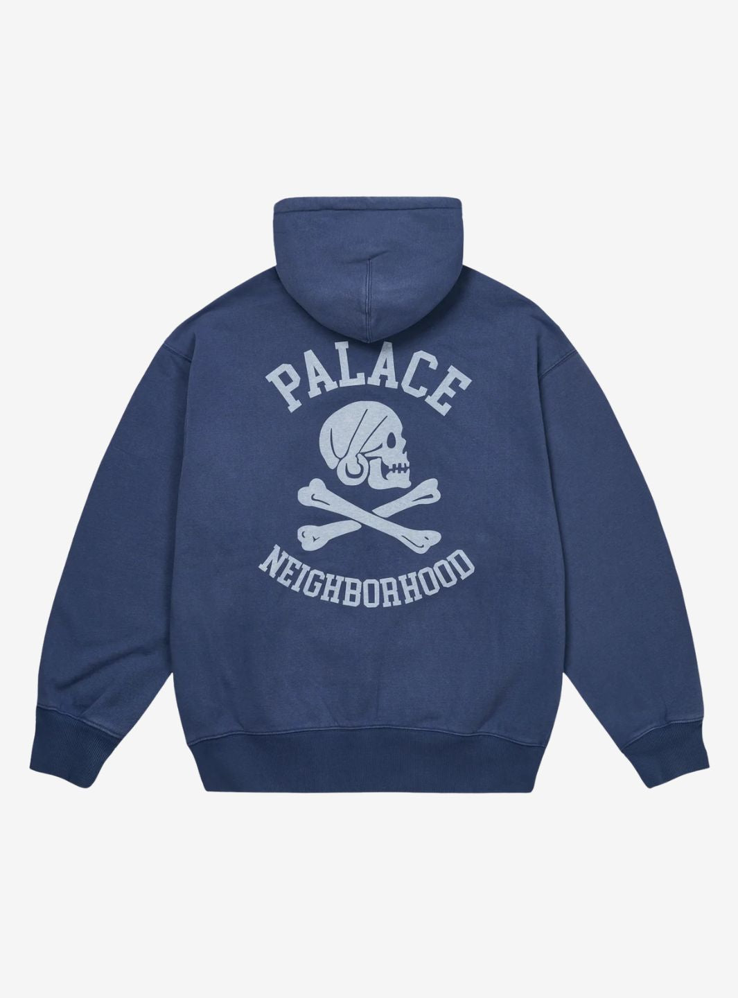 Palace x Neighborhood Skull Zip Hoodie Navy