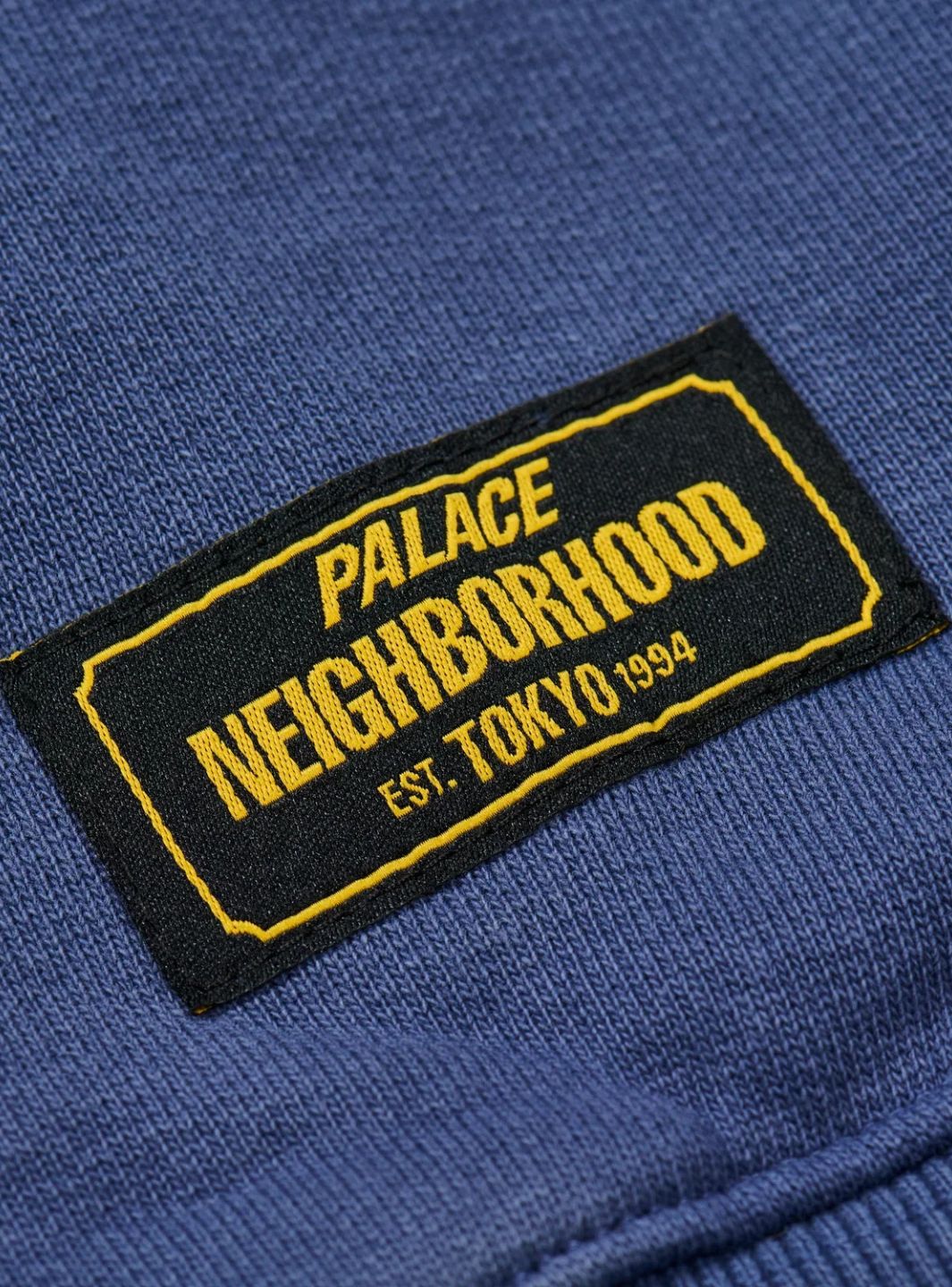 Palace x Neighborhood Skull Zip Hoodie Navy