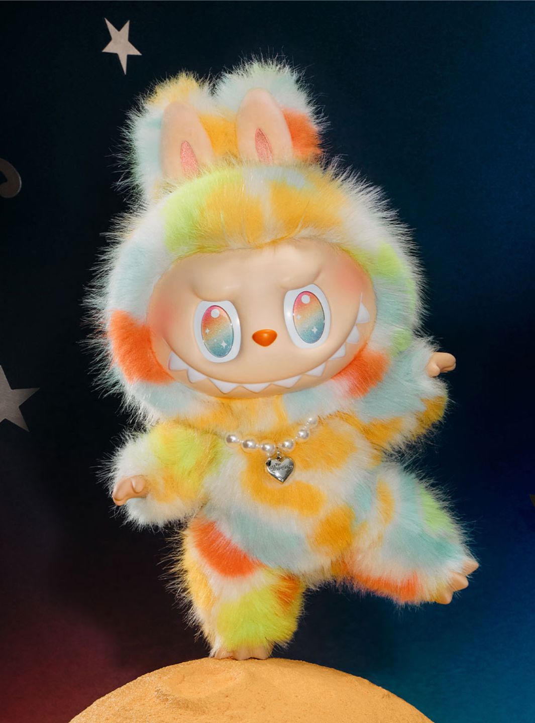 Pop Mart Labubu The Monsters Big into Energy Series Rock The Universe Vinyl Plush Doll 40cm