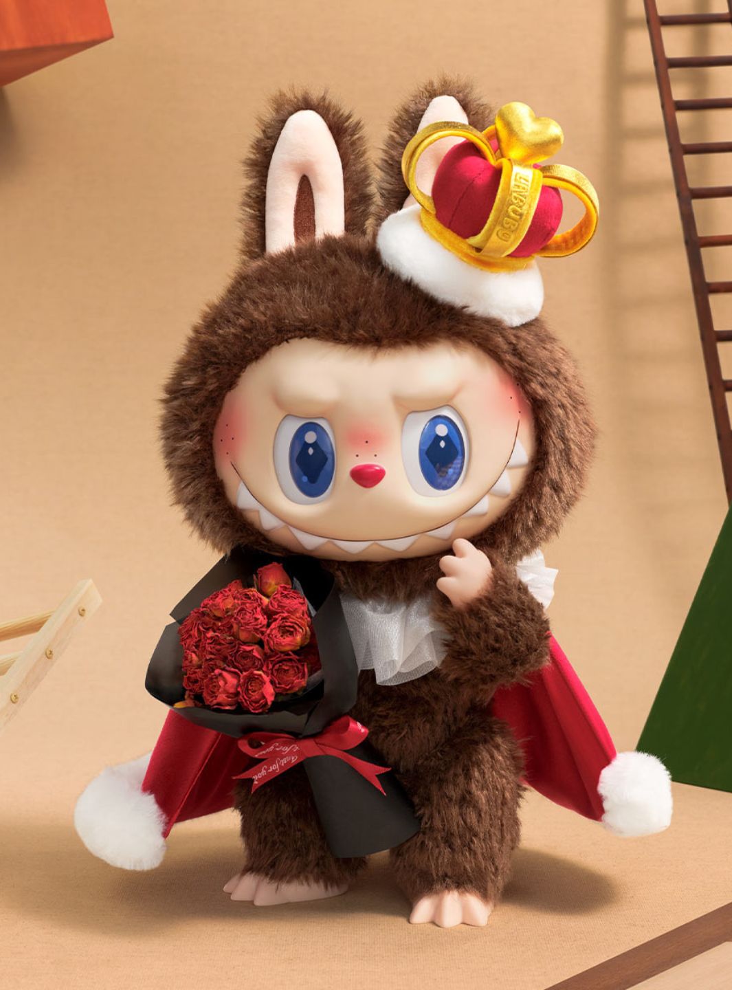 Pop Mart Labubu The Monsters Let's Checkmate Series Vinyl Plush Doll 40cm