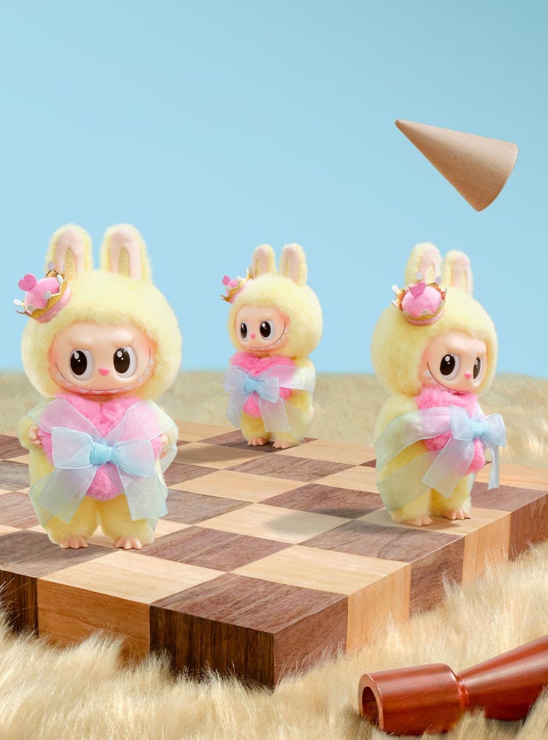 Pop Mart Labubu The Monsters Let's Checkmate Series Vinyl Plush Hanging Card 1 of 1