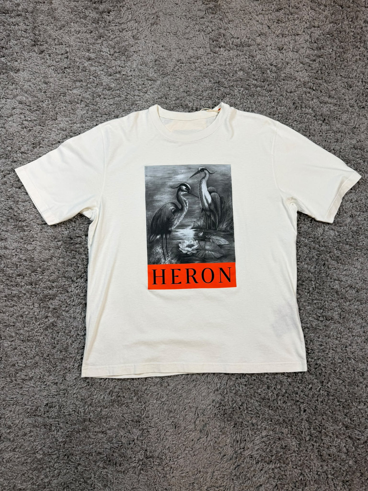 Heron Preston White Tee L - Usata