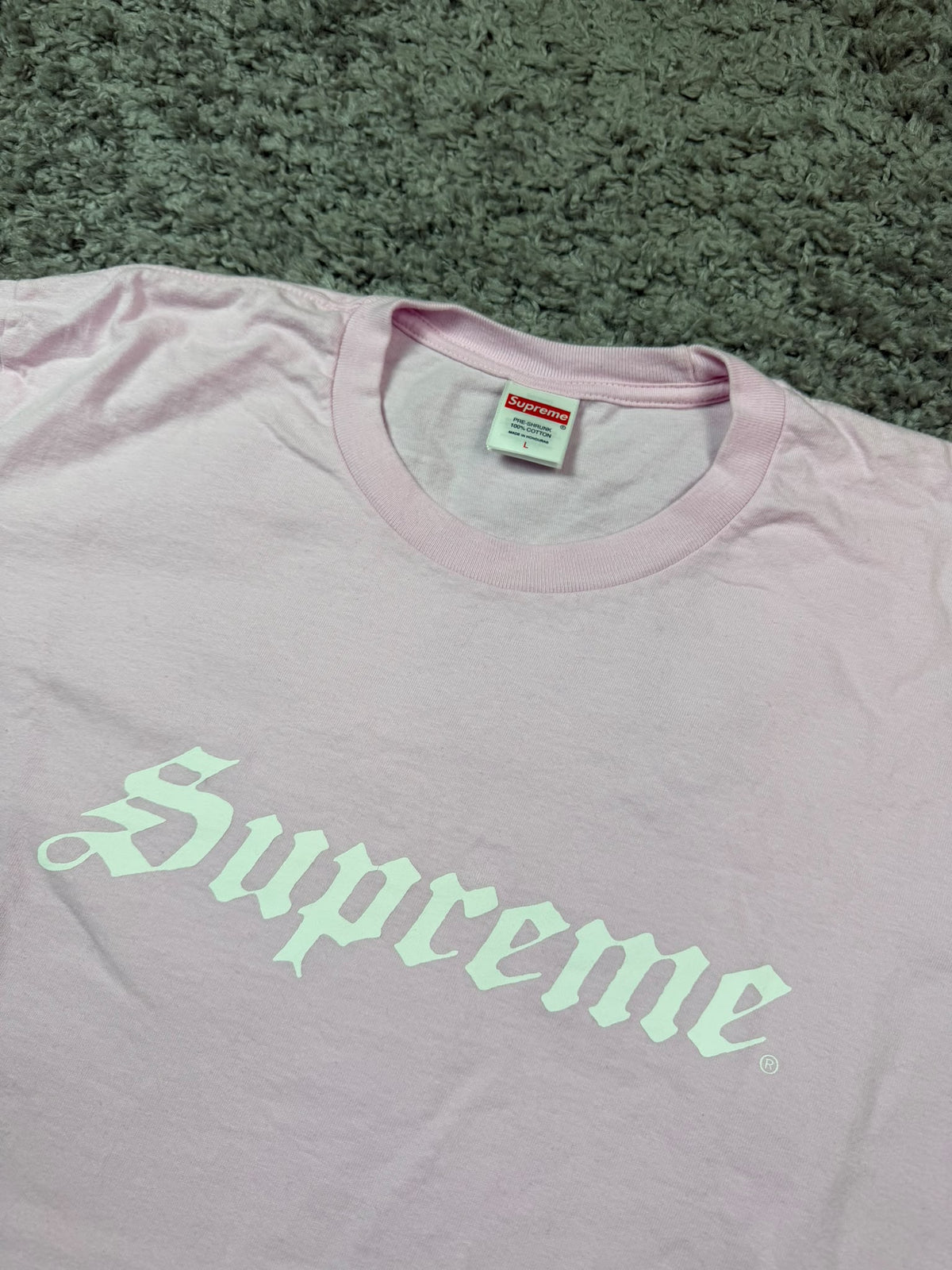 Supreme Speed Tee – Light Pink L - Usato