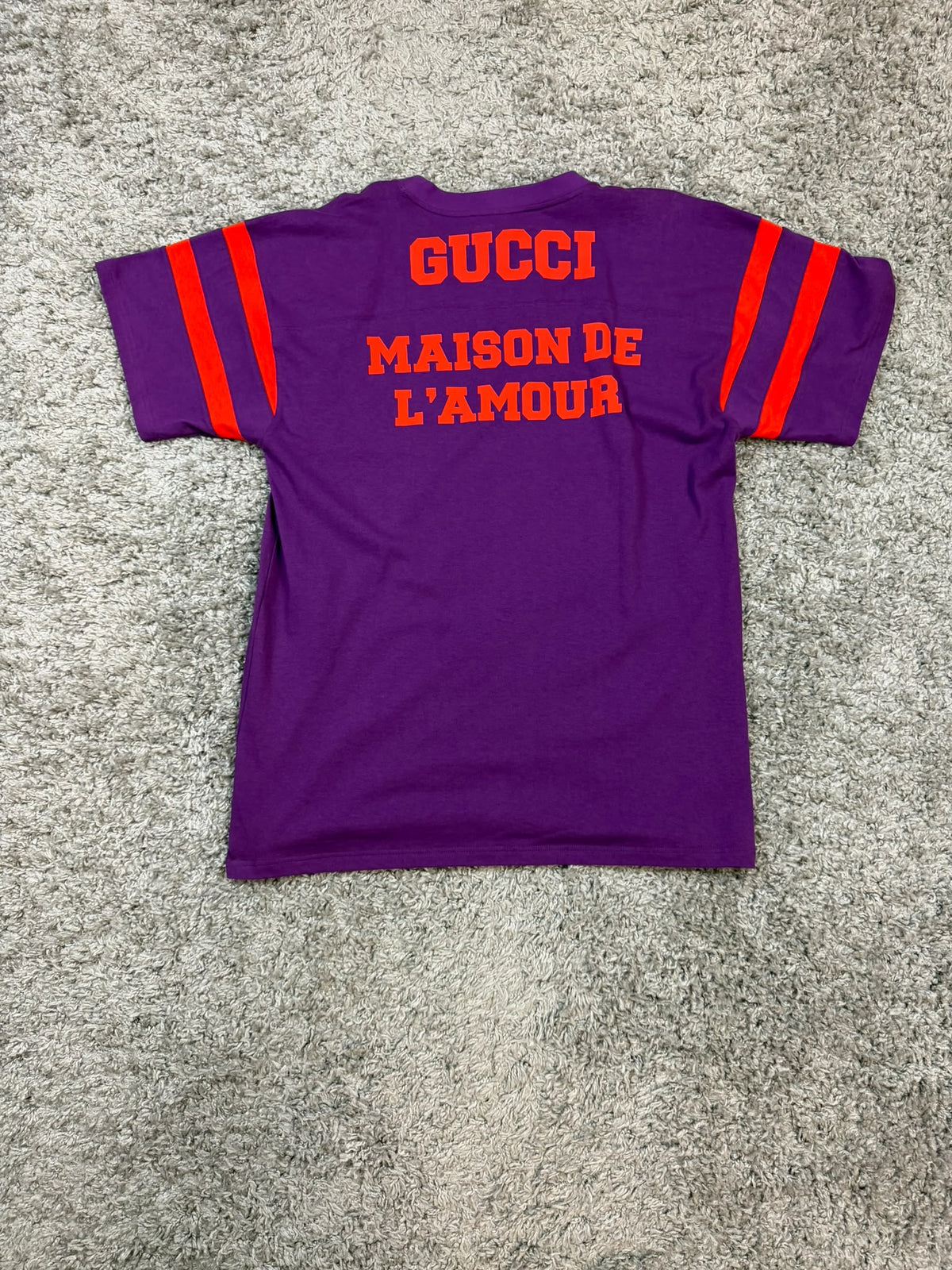 Gucci Football Logo 1921 Maison De L'Amour Purple S - Usata