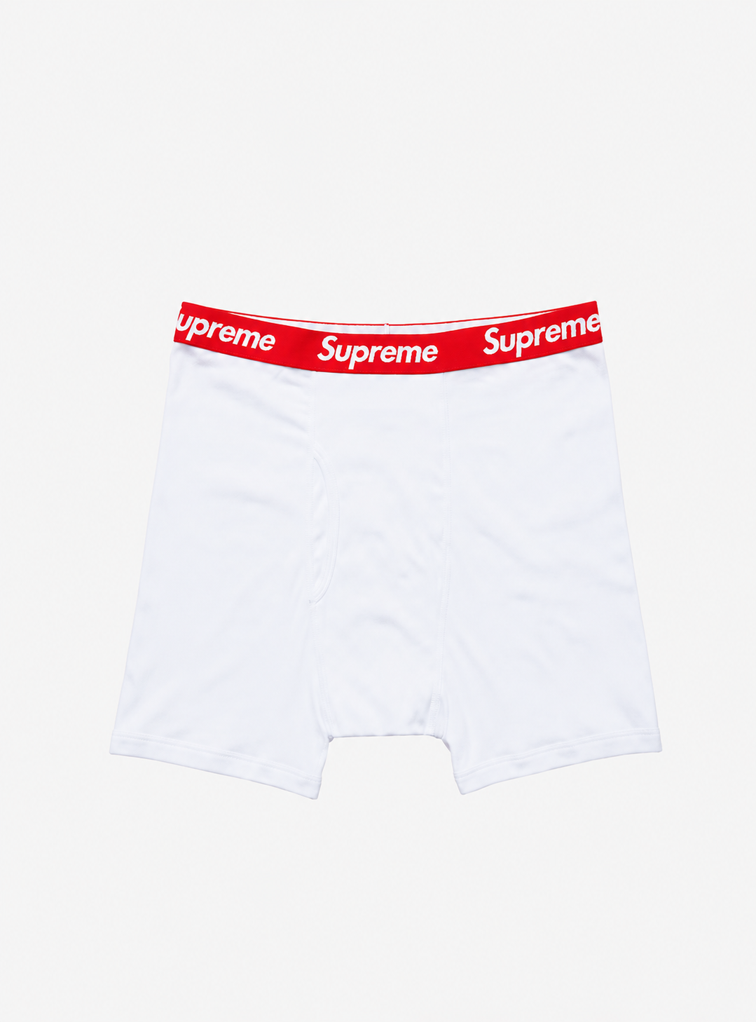 Supreme Hanes Boxer Briefs (4 Pack) White