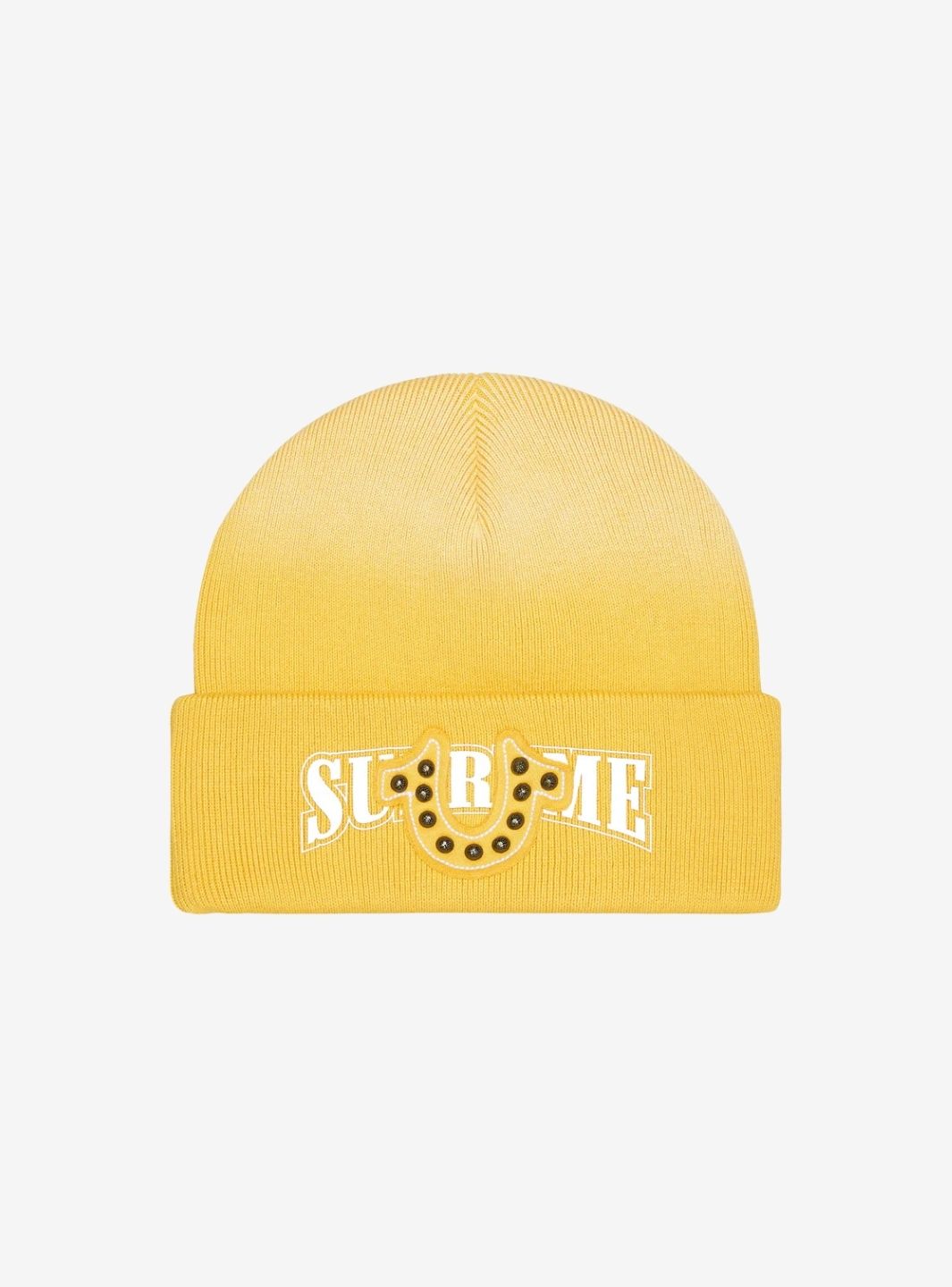 Supreme True Religion Beanie Yellow (FW25)