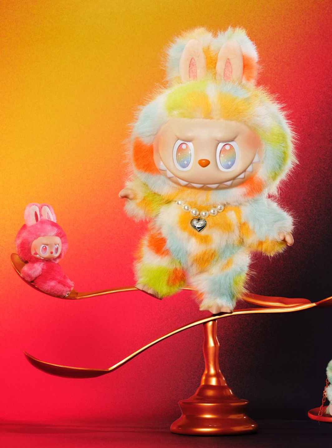 Pop Mart Labubu The Monsters Big into Energy Series Rock The Universe Vinyl Plush Doll 40cm