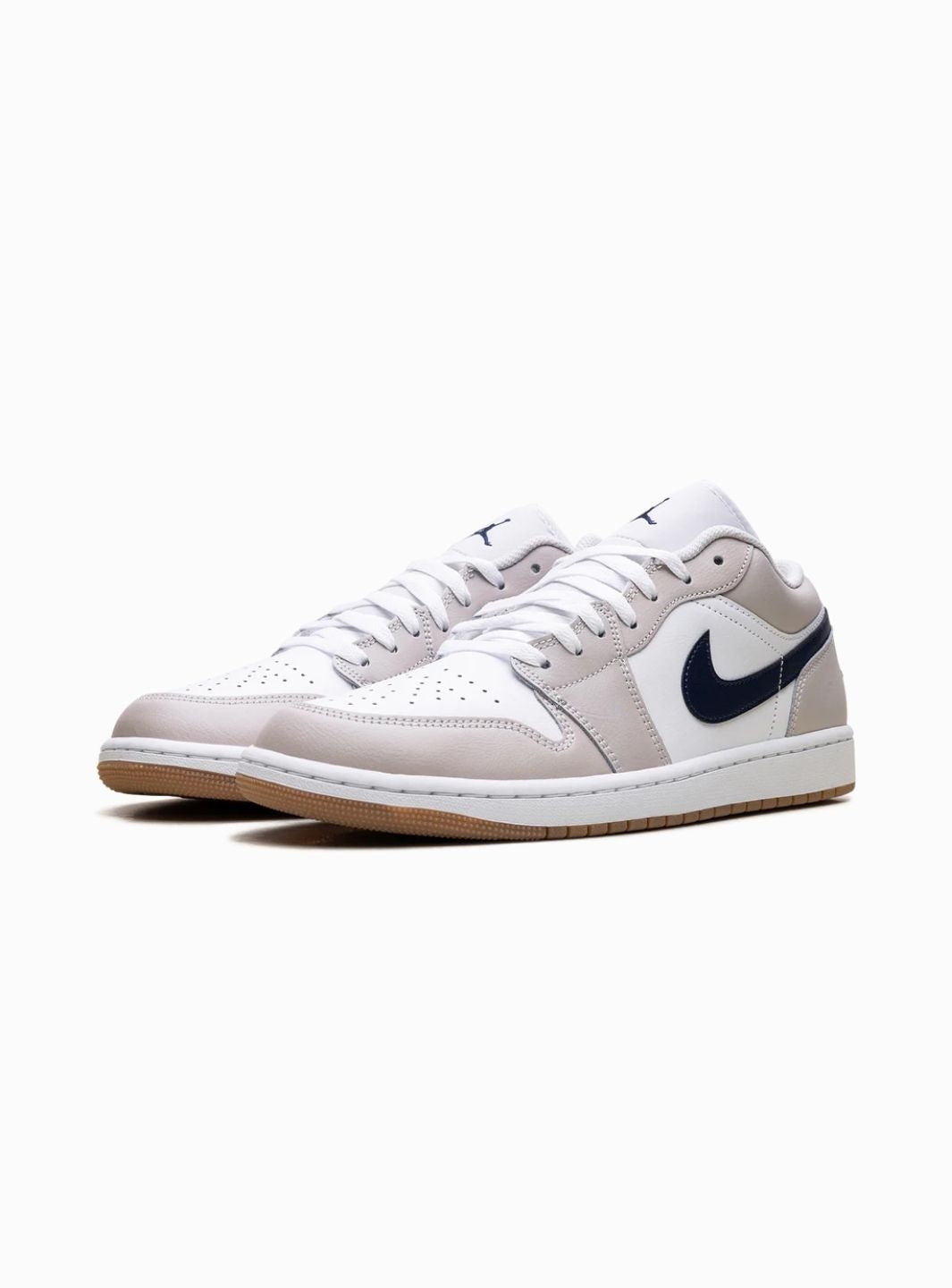 Air Jordan 1 Low Midnight Navy Neutral Grey