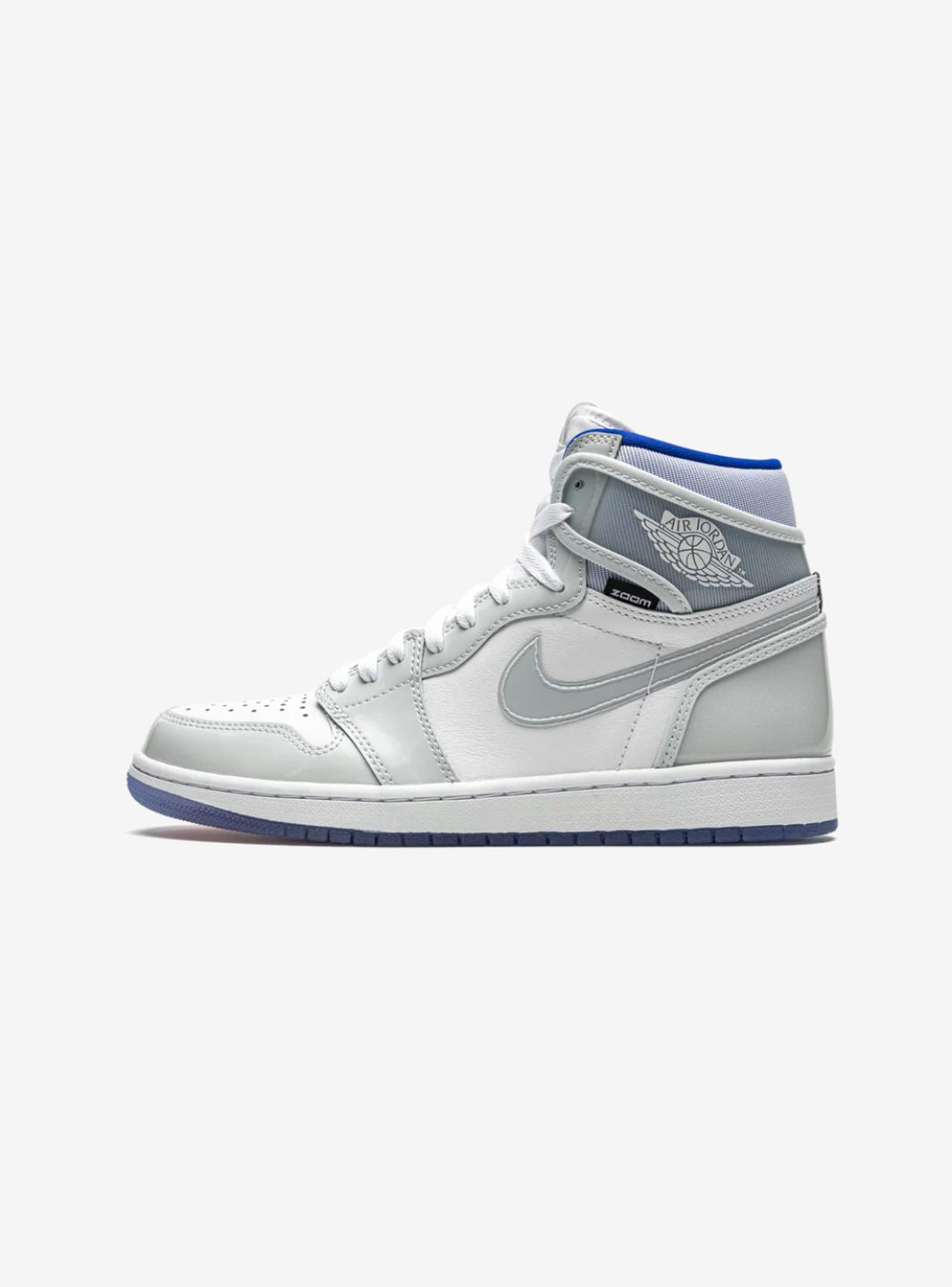 Air Jordan 1 Retro High Zoom White Racer Blue