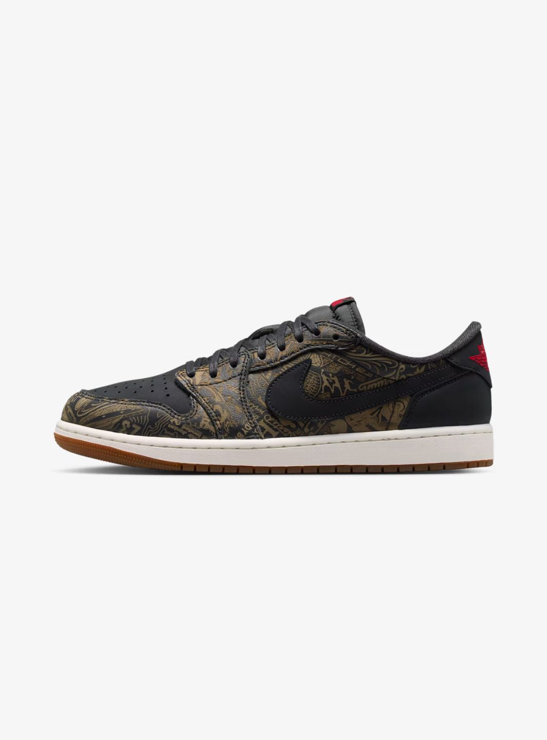 Air Jordan 1 Retro Low OG Laser Black University Red