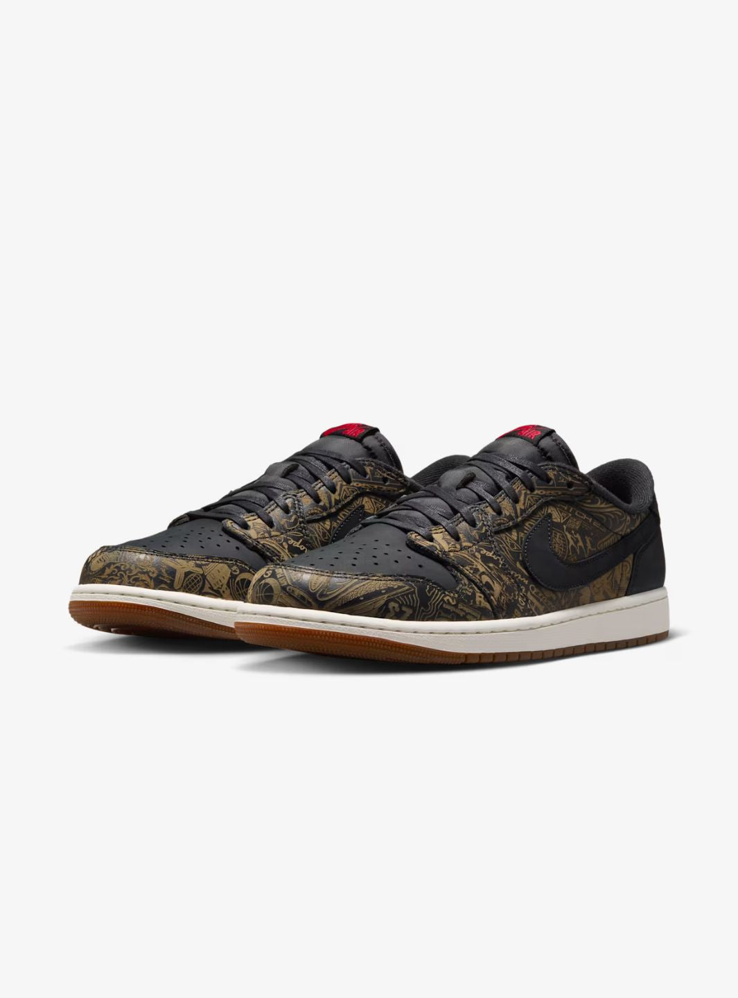 Air Jordan 1 Retro Low OG Laser Black University Red
