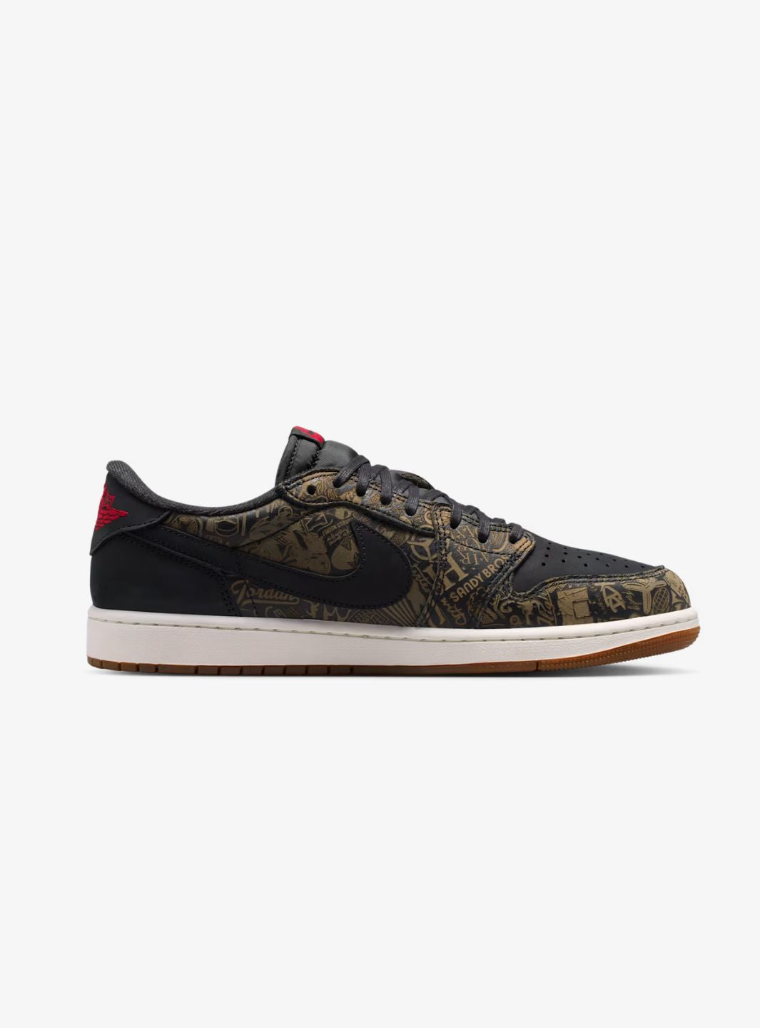 Air Jordan 1 Retro Low OG Laser Black University Red