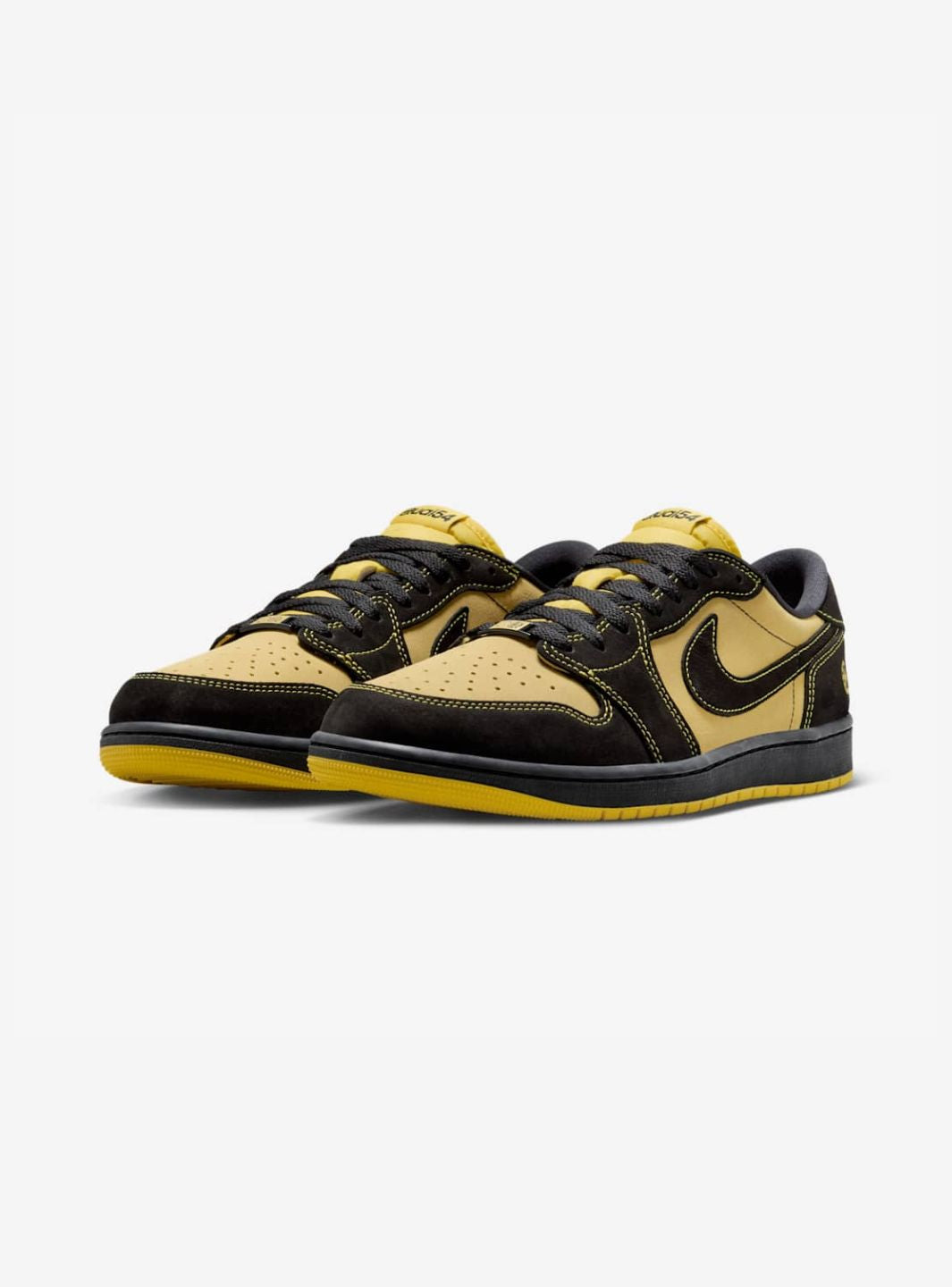 Air Jordan 1 Retro Low OG Quai 54 Black Tour Yellow Red