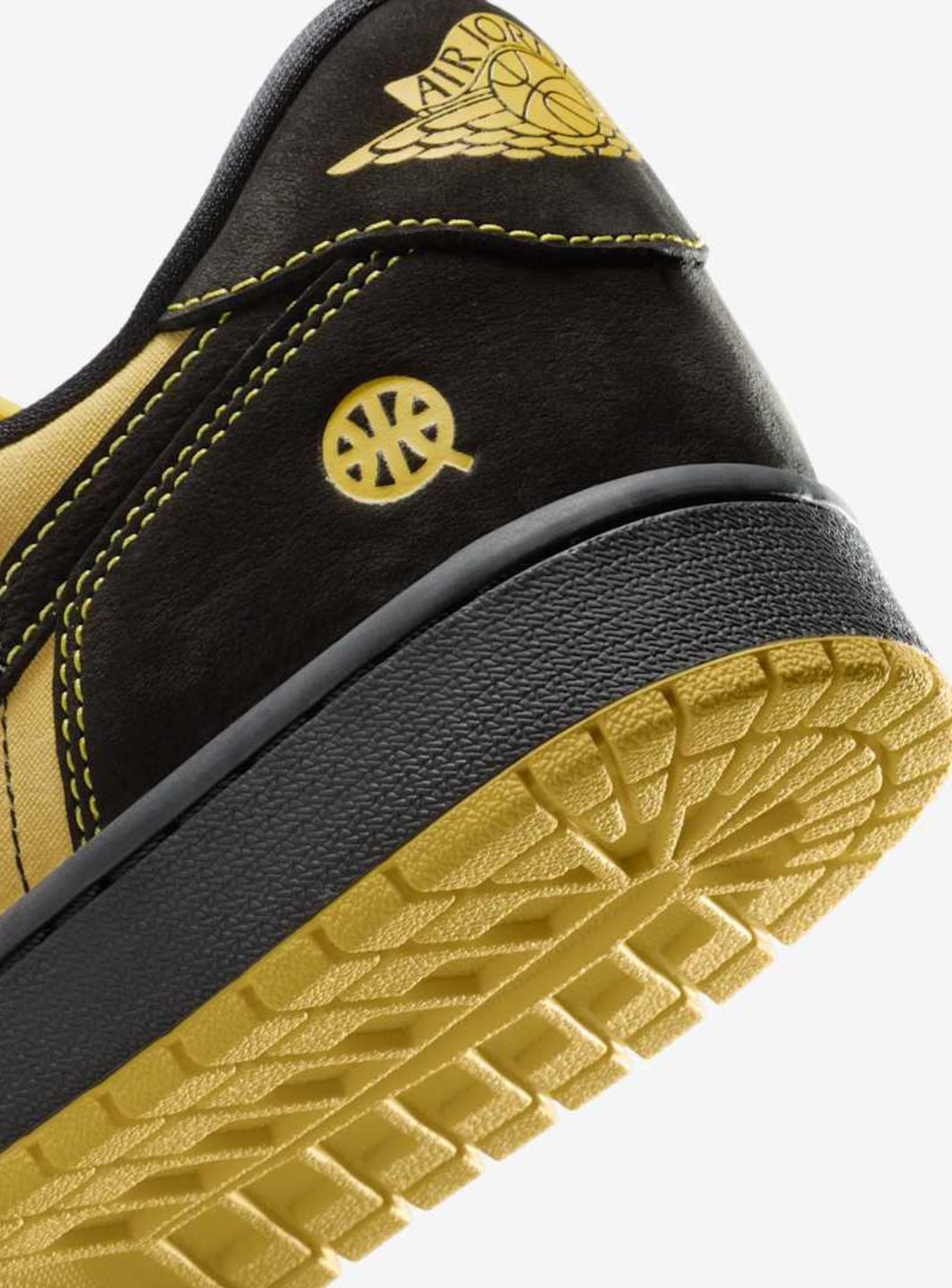 Air Jordan 1 Retro Low OG Quai 54 Black Tour Yellow Red