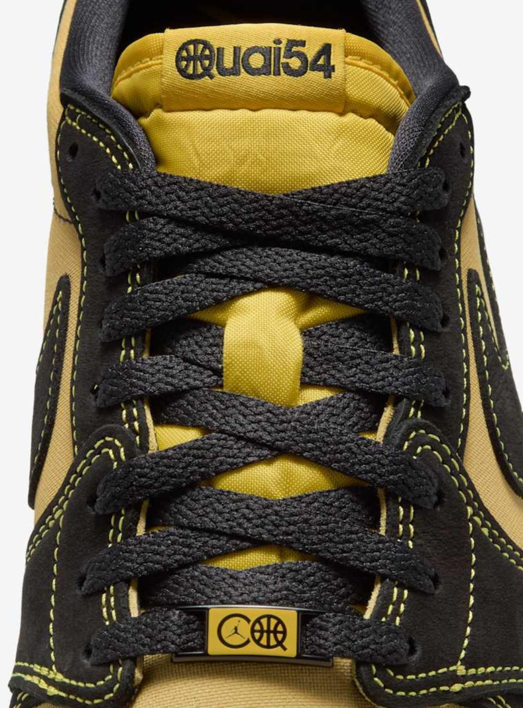 Air Jordan 1 Retro Low OG Quai 54 Black Tour Yellow Red