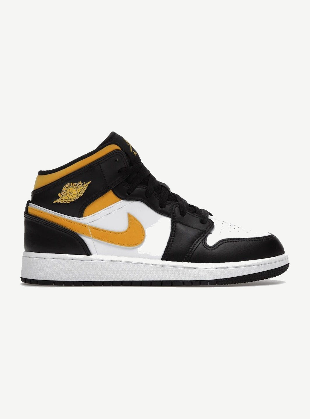 Jordan 1 Mid White Pollen Black (GS)