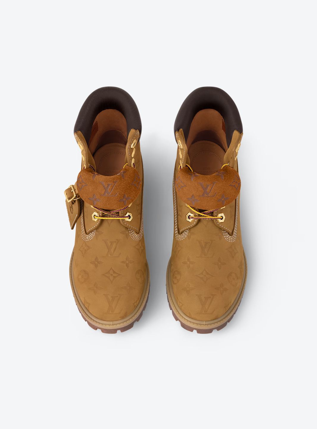 Louis Vuitton Timberland 6" Ankle Boot Wheat Monogram
