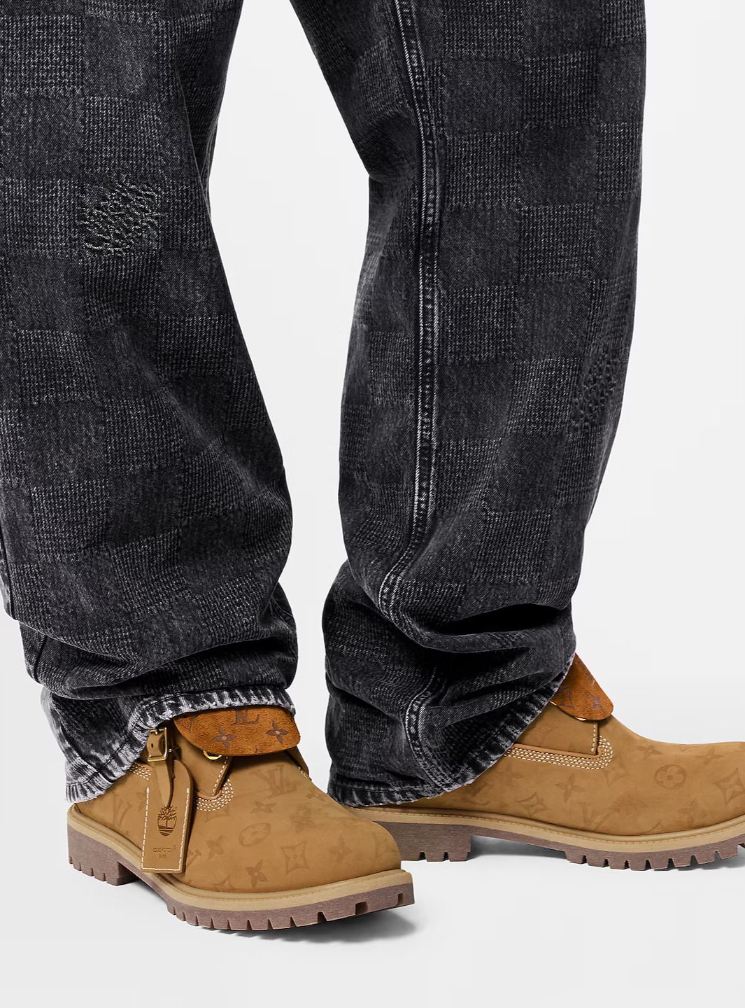 Louis Vuitton Timberland 6" Ankle Boot Wheat Monogram