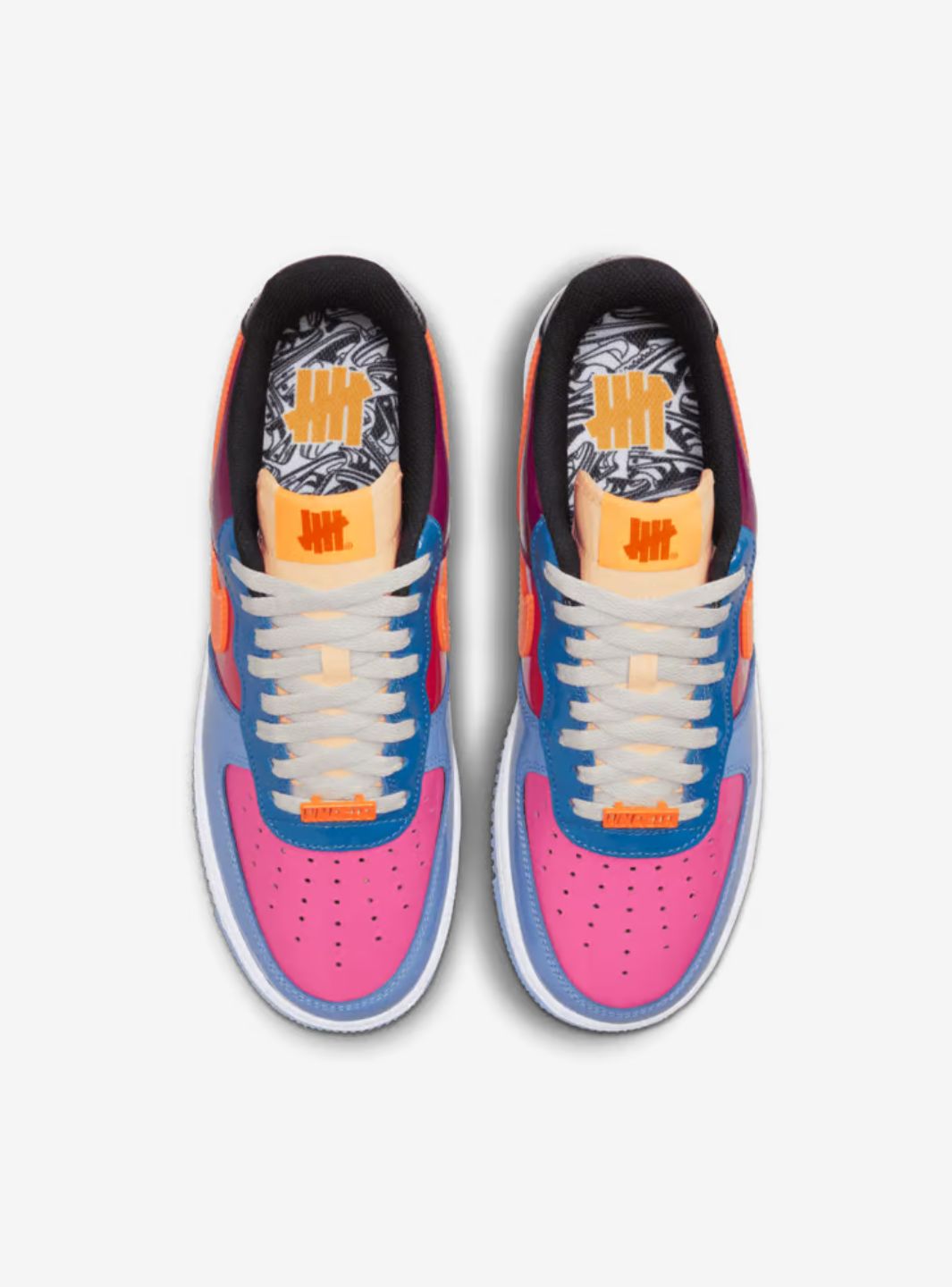 Nike Air Force 1 Low SP Undefeated Multi-Patent Total Orange