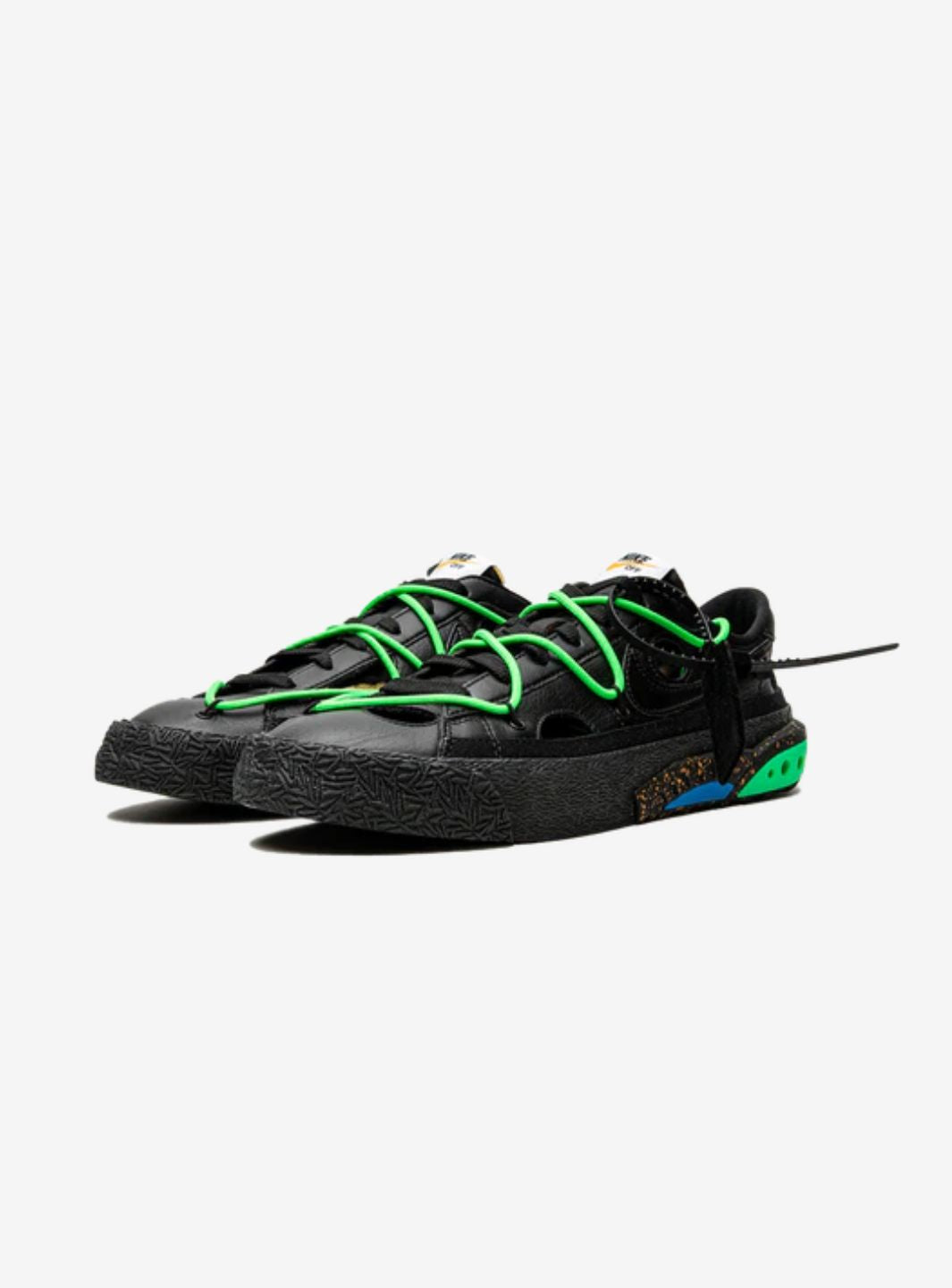 Nike Blazer Low Off-White Black Electro Green