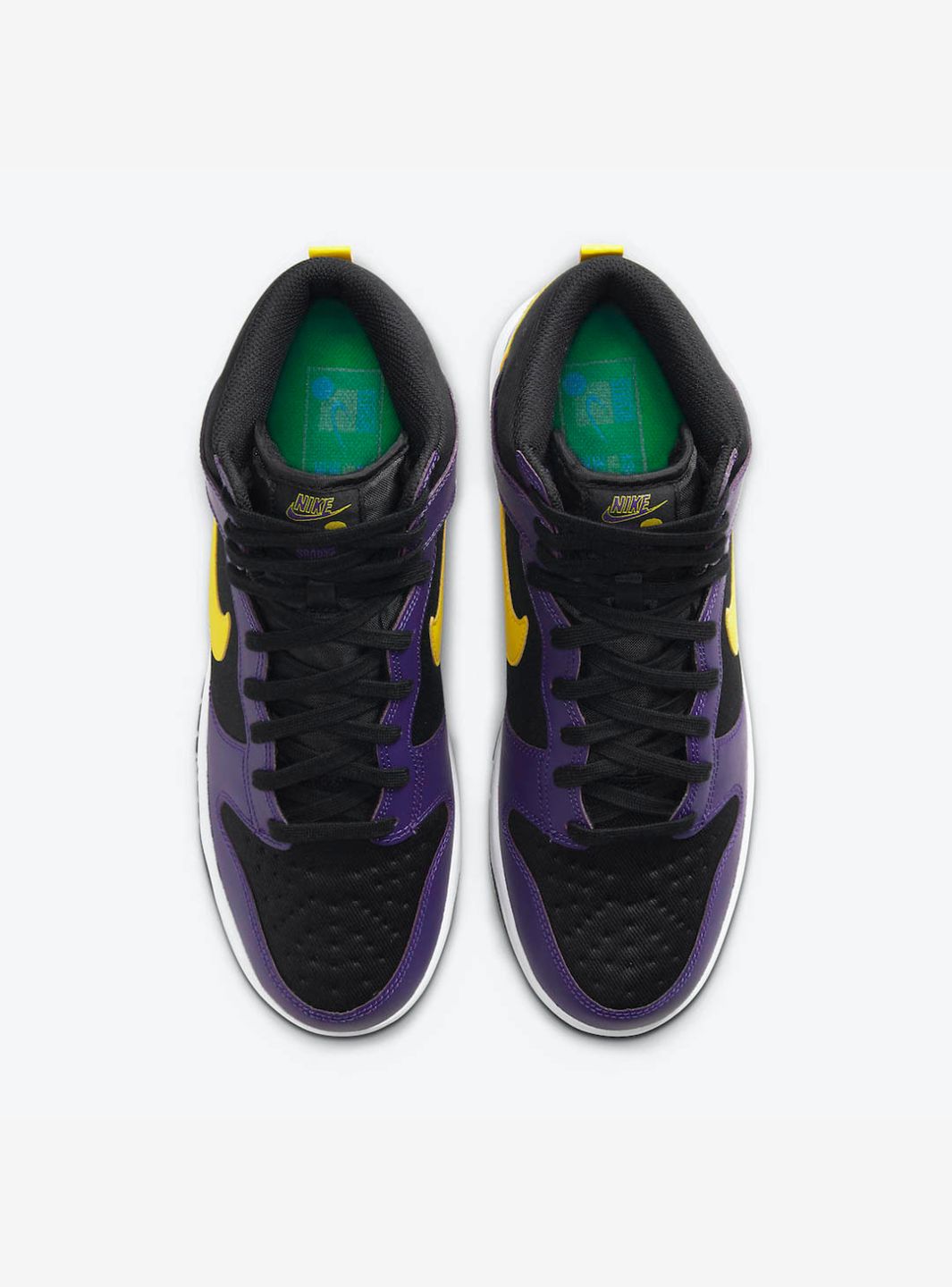 Nike Dunk High EMB Lakers