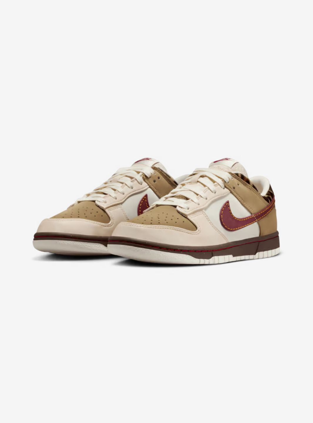 Nike Dunk Low Retro Khaki Team Red Pearl White (W)