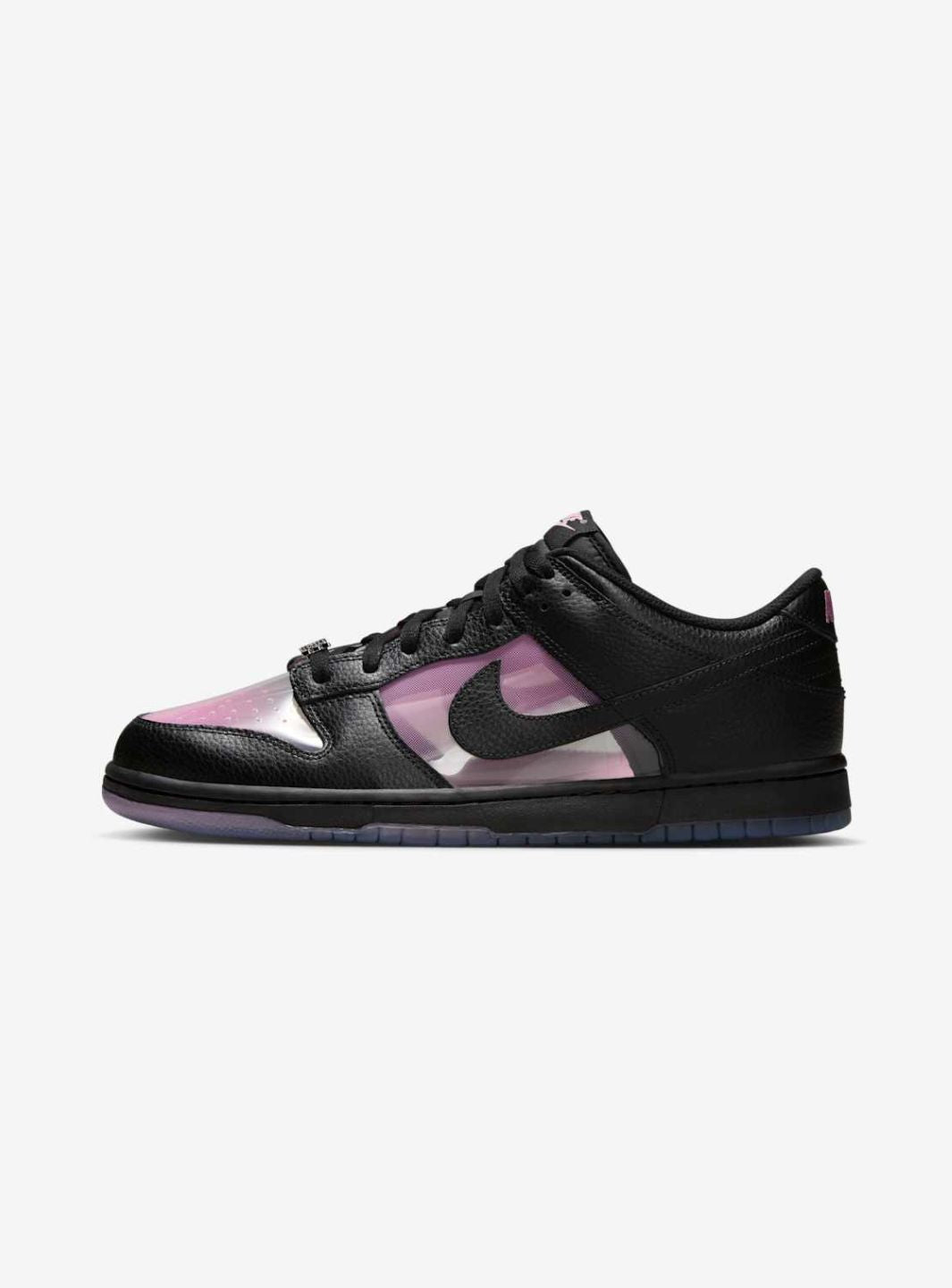 Nike Dunk Low Retro Transparent Black Pink Rise
