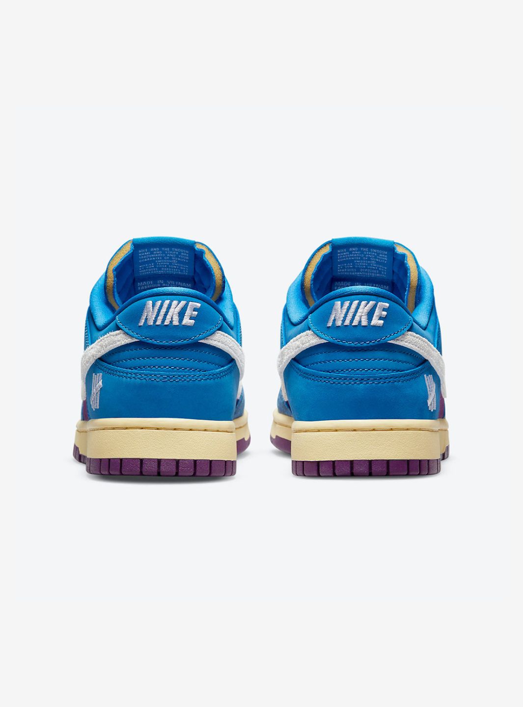 Nike Dunk Low Undefeated 5 On It Dunk vs. AF1