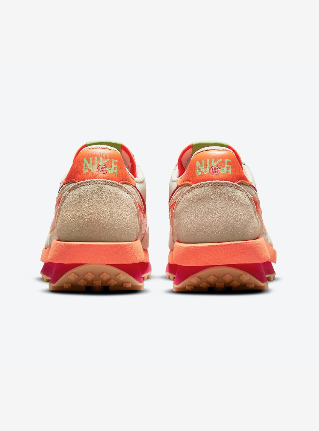 Nike LD Waffle Sacai CLOT Kiss of Death Net Orange Blaze