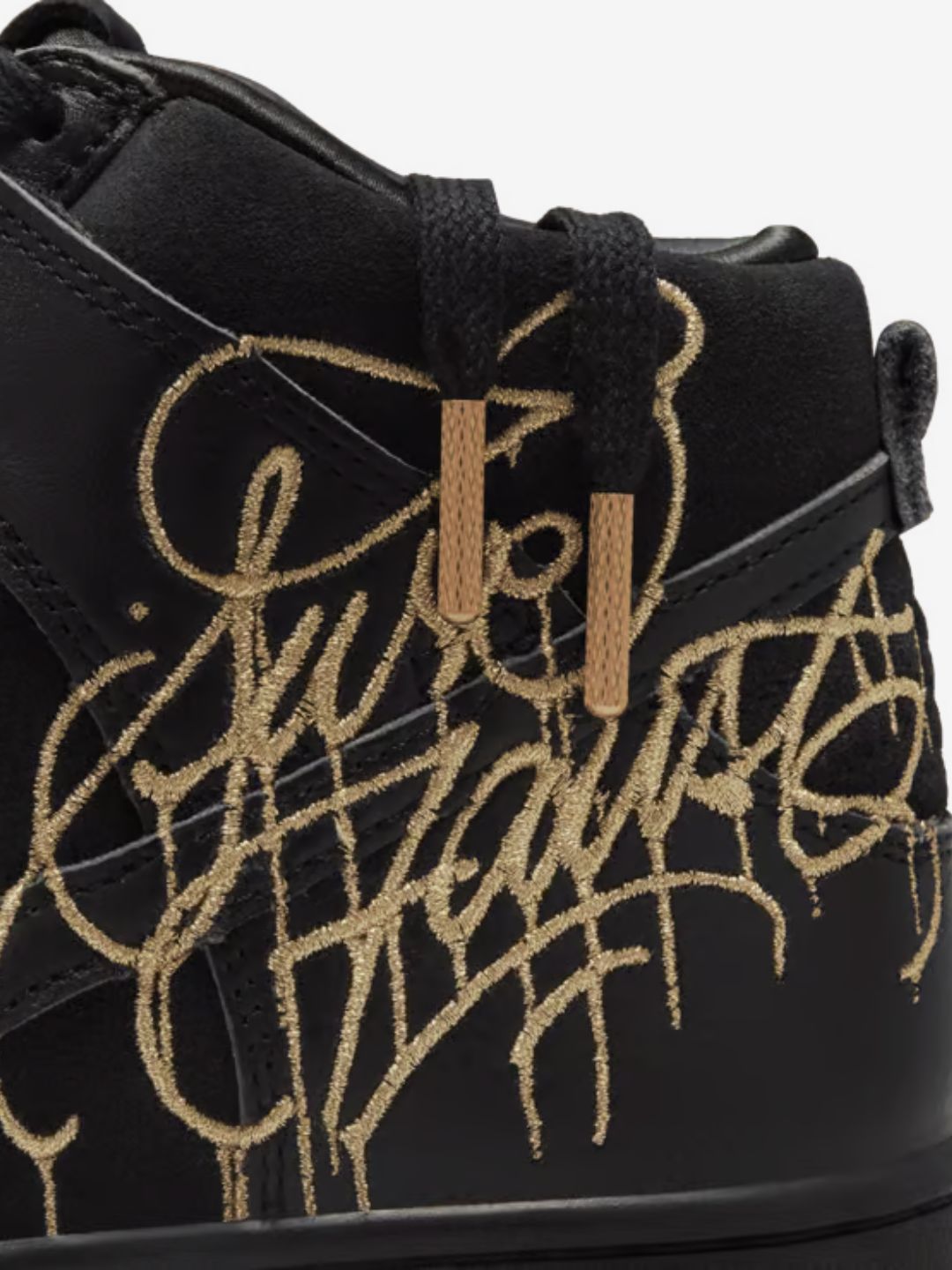 Nike SB Dunk High FAUST Black Gold